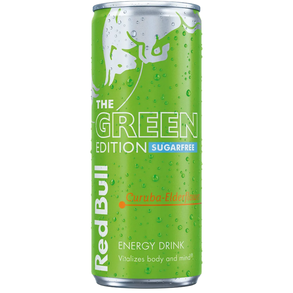 Red Bull Green Edition Sugarfree Curuba & Fleur de Sureau 250 ml