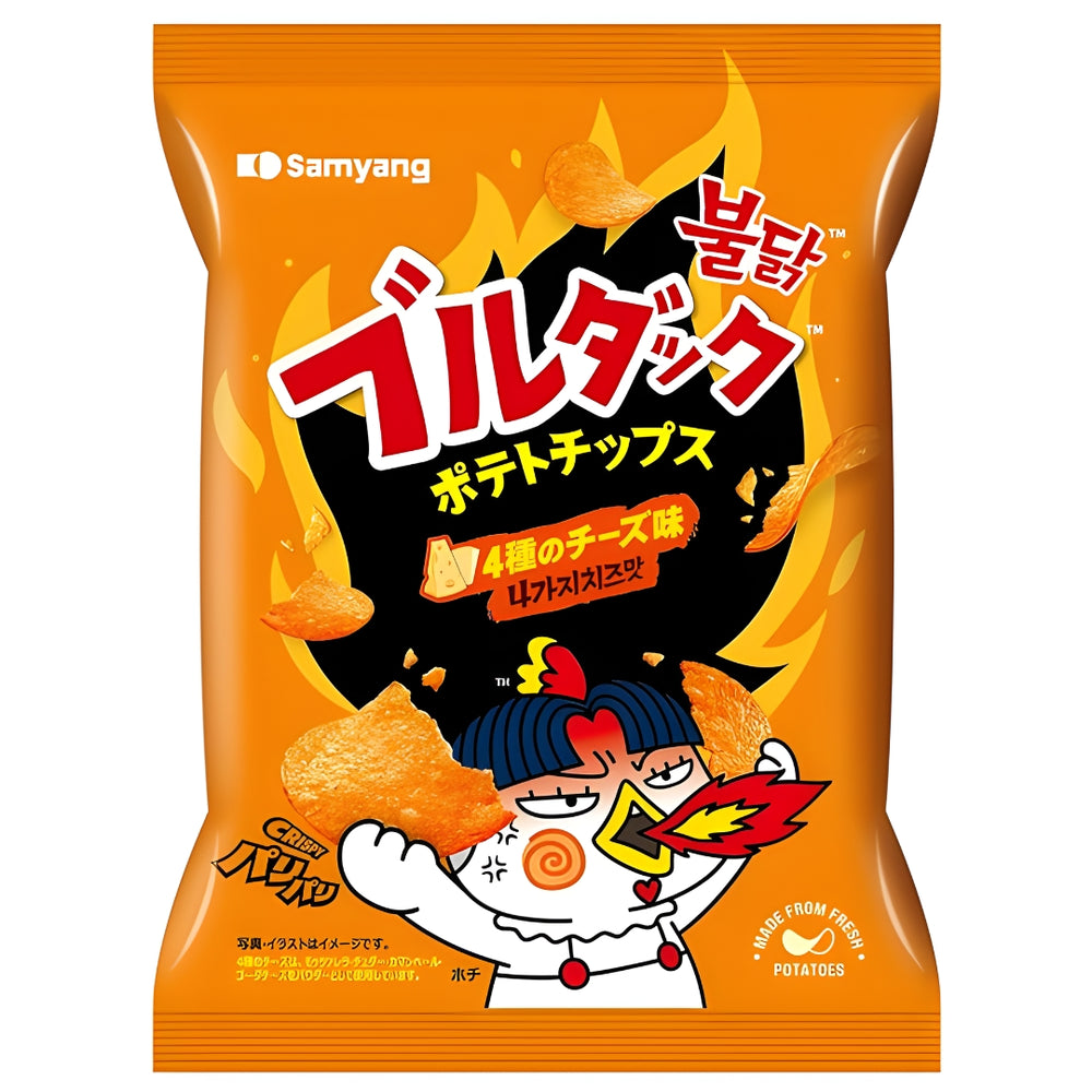 Samyang Buldak Quattro Cheese Chips 🇰🇷