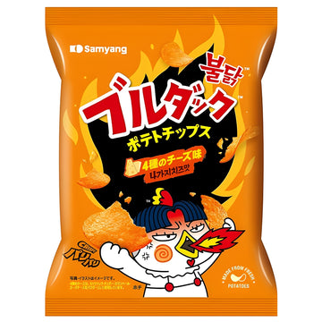Samyang Buldak Quattro Cheese Chips 🇰🇷
