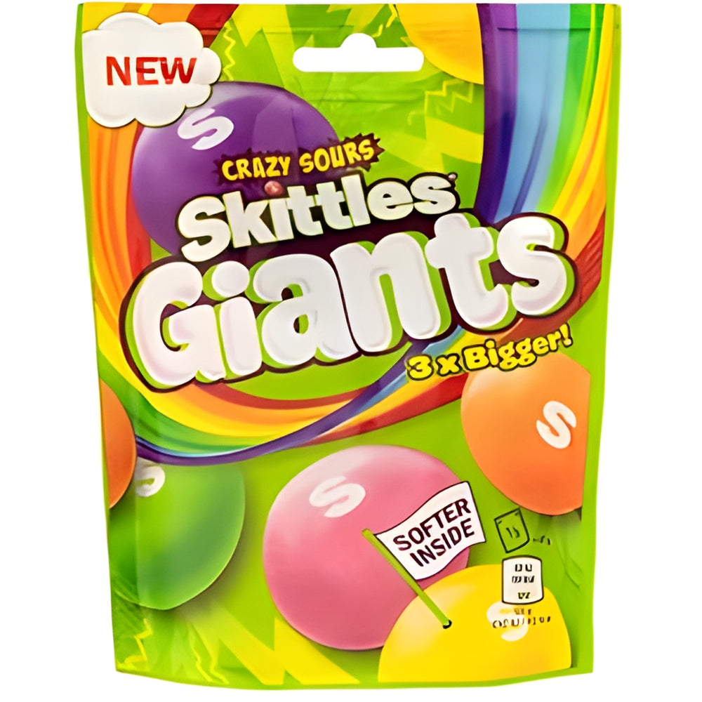 Skittles Giants Crazy Sours 🇬🇧
