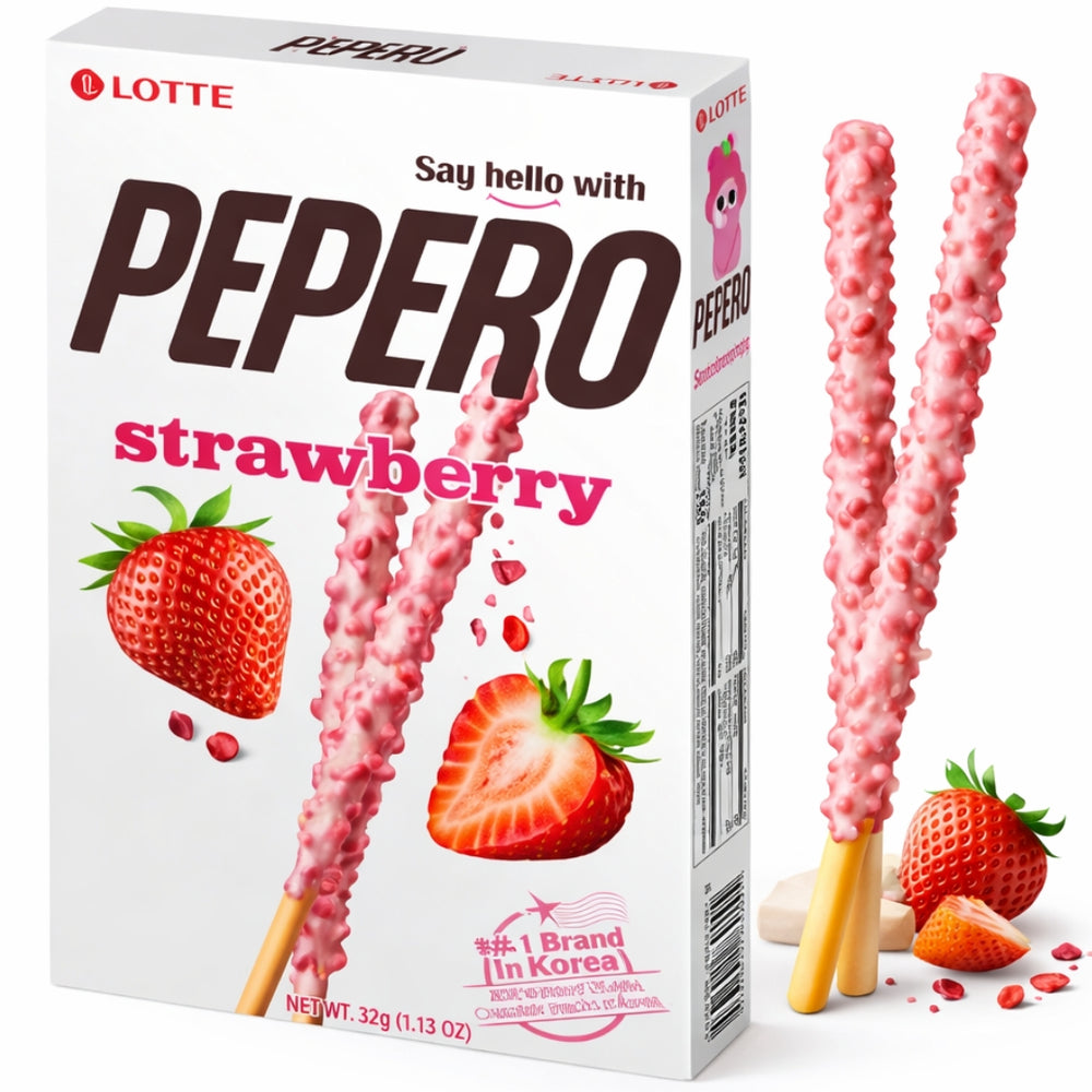 Lotte Pepero Strawberry 🇰🇷