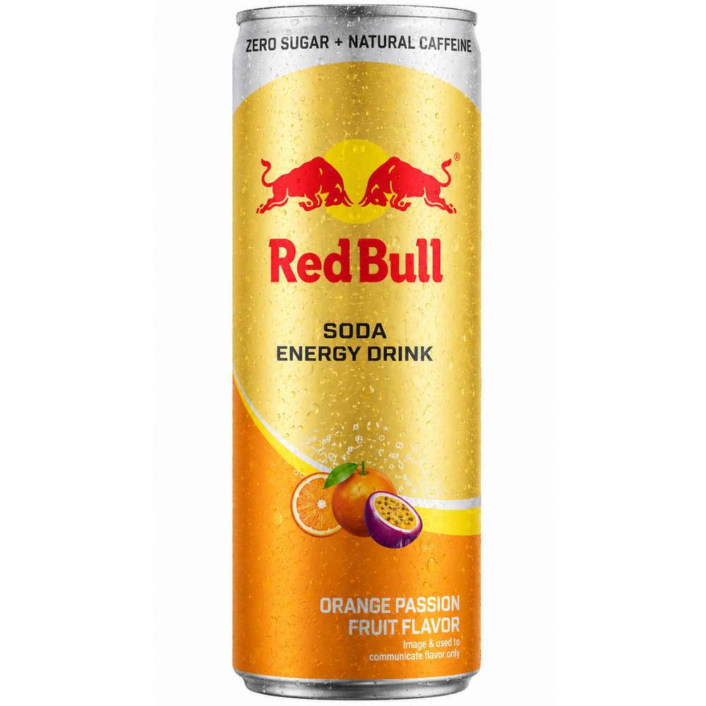 Red Bull Zero Orange & Passion Fruit