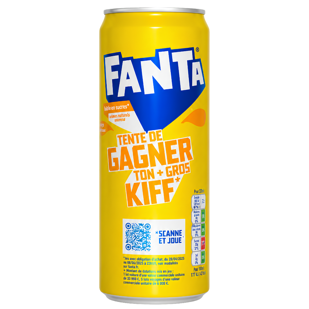 Fanta Orange Canette 33 cl