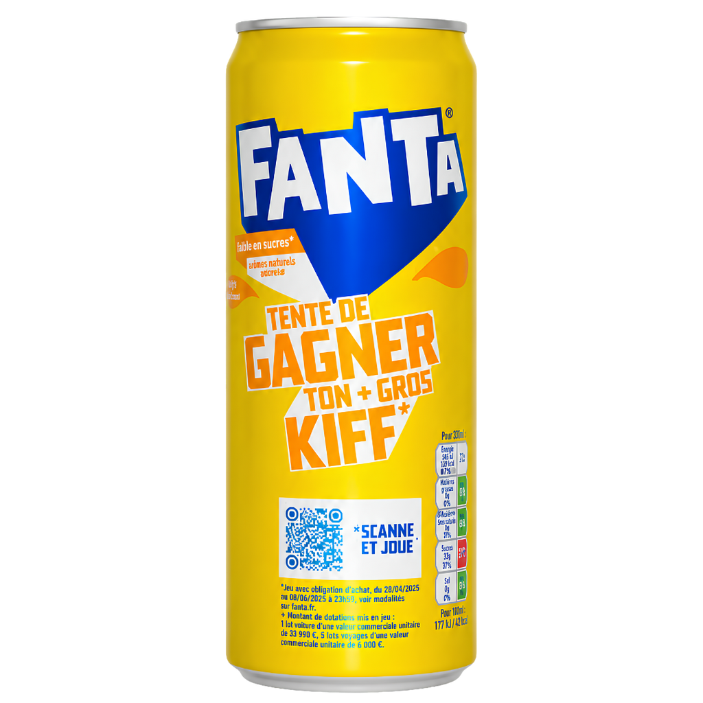 Fanta Orange Canette 33 cl