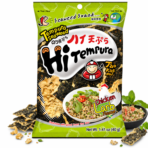 Tao Kae Noi Tempura Chicken Larb Seaweed 🇹🇭 – produit importé chez Gr’eat Gourmandises