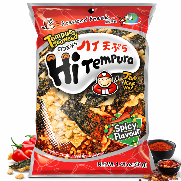 Tao Kae Noi Tempura Hot & Spicy Seaweed 🇹🇭 – produit importé chez Gr’eat Gourmandises