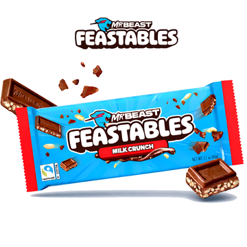 Feastables Milk Crunch Chocolate 🇺🇸