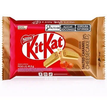 KitKat Salted Caramel Cheesecake