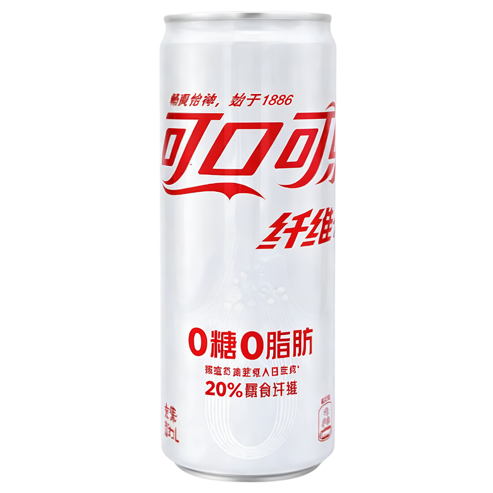 Coca-Cola Fiber+ Zero Sucre Chine