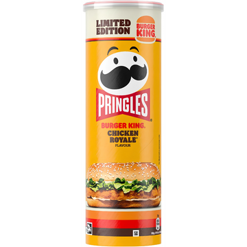Pringles Burger King Chicken Royale | Chips Saveur Burger Poulet