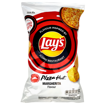 Lay's Pizza Hut Margherita Flavour 140g | Chips Saveur Pizza Édition Limitée
