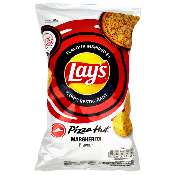 Lay’s Pizza Hut Margherita – 140 g – produit importé chez Gr’eat Gourmandises