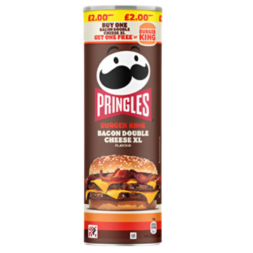 Pringles Burger King Bacon Double Cheese XL | Chips Édition Limitée