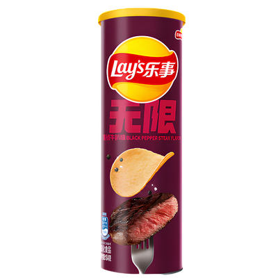 Lay’s Stax Black Pepper Steak – 104 g