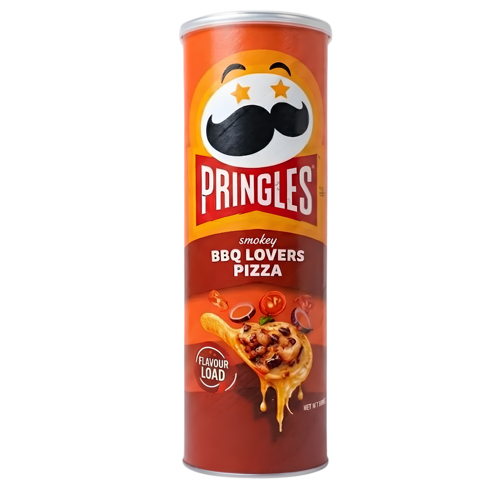 Pringles Smokey BBQ Lovers Pizza | Chips Pizza Barbecue Fumée