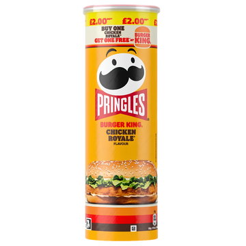 Pringles Burger King Chicken Royale | Chips Saveur Burger Poulet