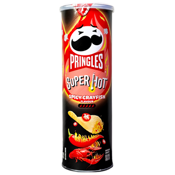 Pringles Super Hot Spicy Crayfish | Chips Écrevisse Épicée Import Asie