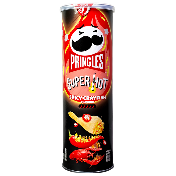 Pringles Super Hot Spicy Crayfish – produit importé chez Gr’eat Gourmandises