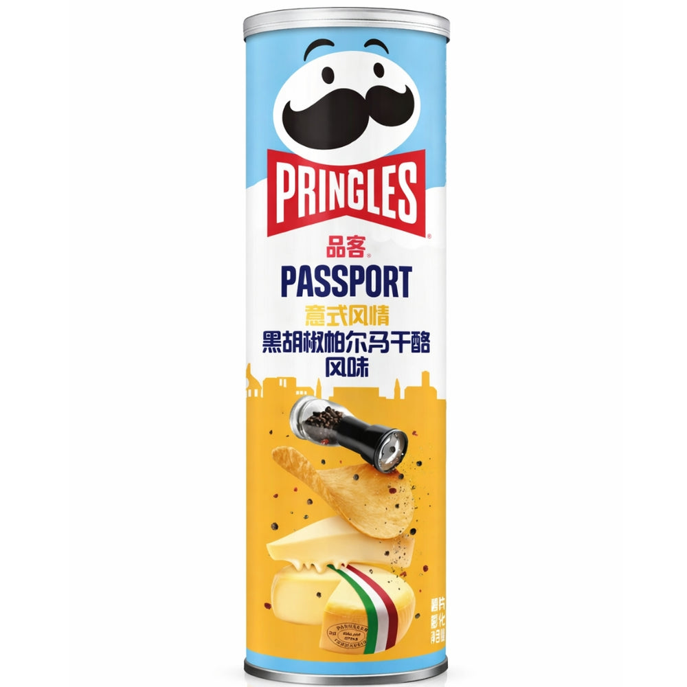 Pringles Italian Style Black Pepper & Parmesan 🇨🇳