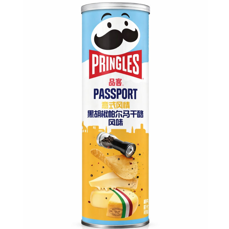 Pringles Italian Style Black Pepper & Parmesan 🇨🇳