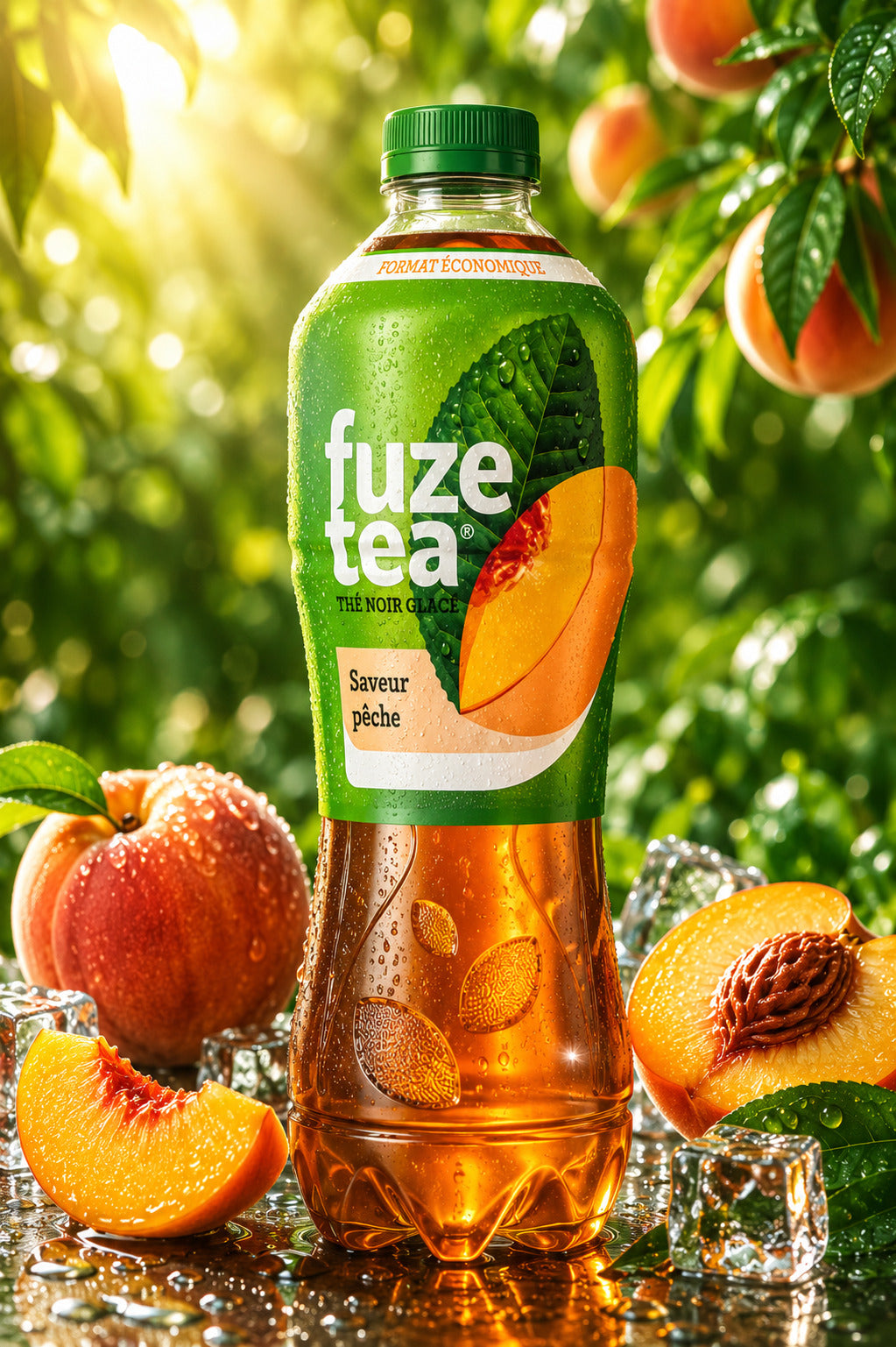 Fuze Tea Thé Noir Glacé Saveur Pêche