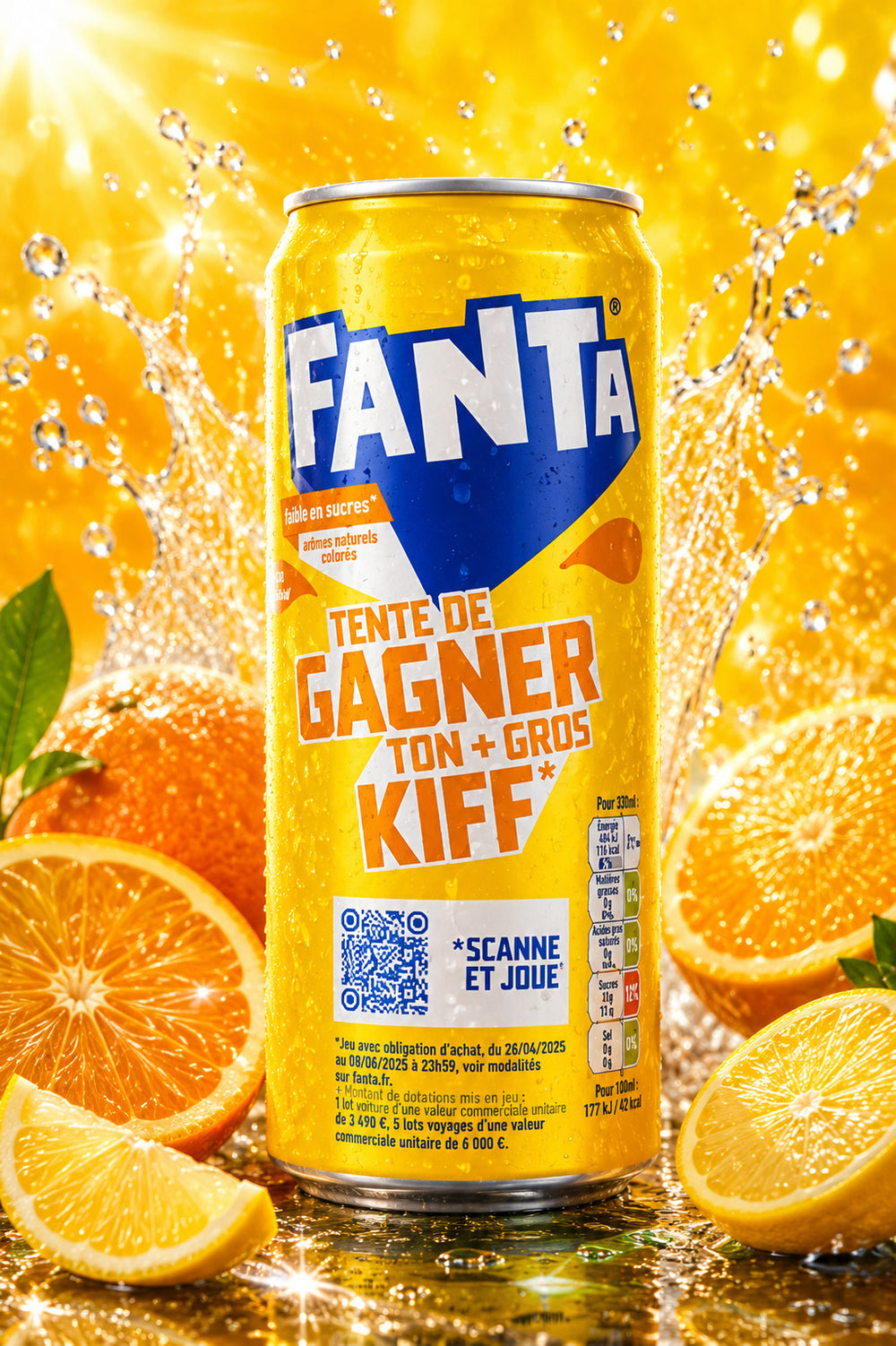 Fanta Orange Canette 33 cl