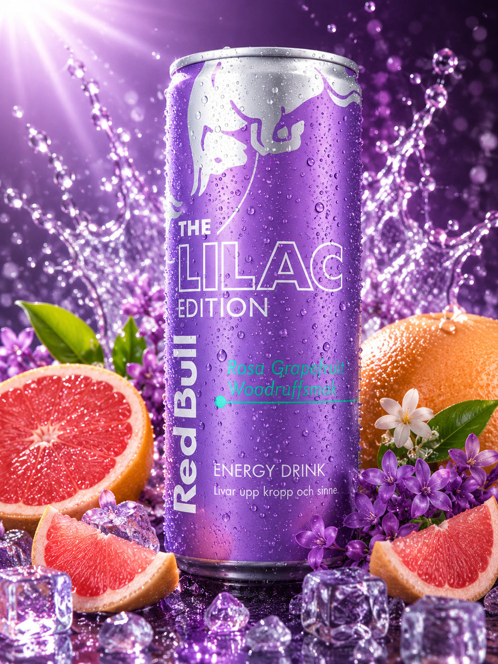 Red Bull Lilac Edition Pink Grapefruit