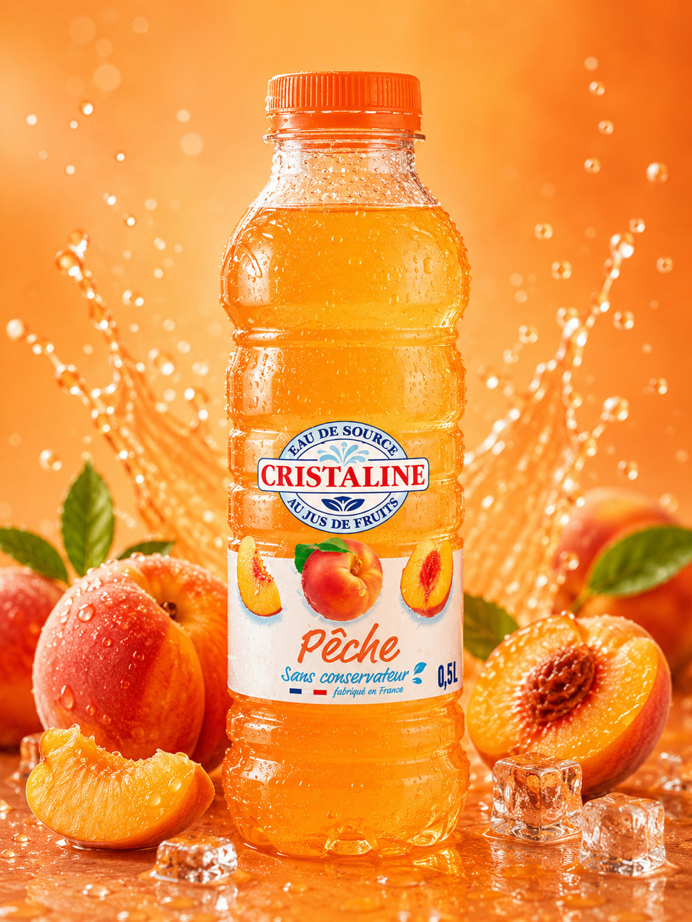Cristaline Pêche 50cl