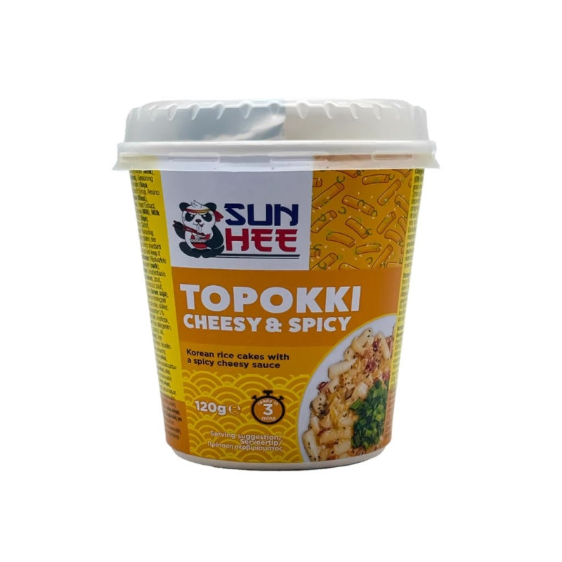 Sun Hee Topokki Cheesy & Spicy 120 g - produit importé vendu à l'unité
