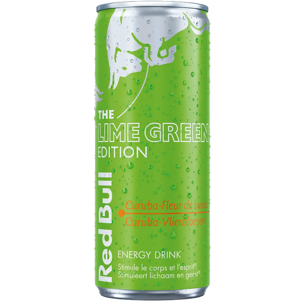 Red Bull Green Edition Curuba – produit importé chez Gr’eat Gourmandises