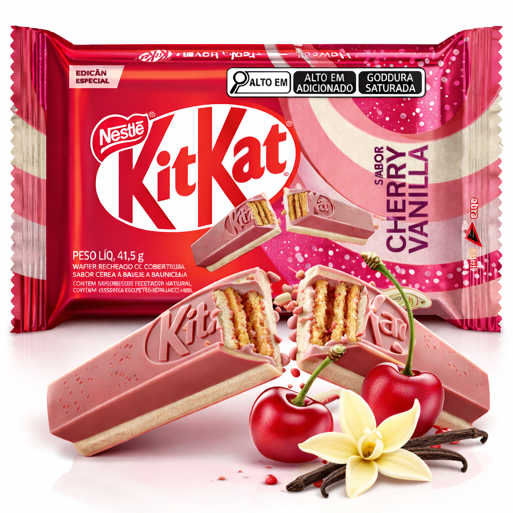 KitKat Vanilla Cherry 🇧🇷