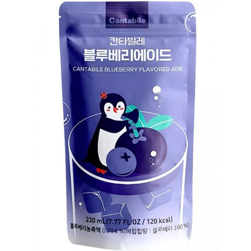 Cantabile Blueberry Ade boisson coréenne à la myrtille 230 ml