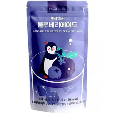 Cantabile Blueberry Ade – Boisson coréenne à la myrtille 230 ml
