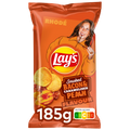 Lay’s Max – Bacon fumé et pêche caramélisée, sachet de 185 g, visuel fabricant