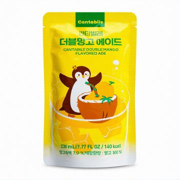 Cantabile Double Mango Ade – Boisson coréenne mangue 230 ml