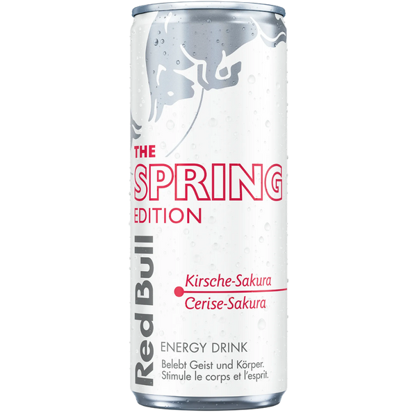 Red Bull Sakura Cherry – produit importé chez Gr’eat Gourmandises
