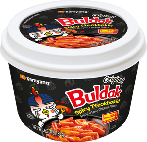 Samyang Buldak Tteokbokki Original – Gâteaux de riz épicés 185 g