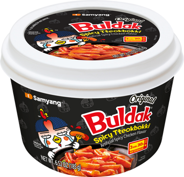 Samyang Buldak Tteokbokki Original – Gâteaux de riz épicés 185 g